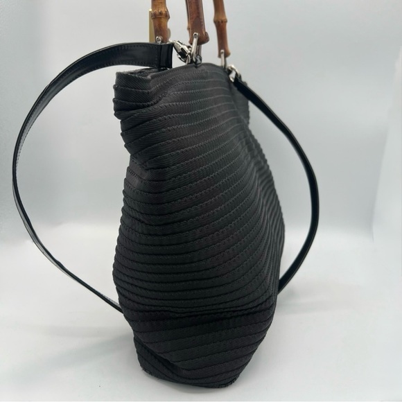 Gucci Bamboo Tote with crossbody strap - Picture 4 of 9